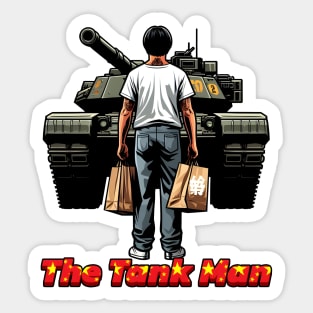 Tank Man Sticker